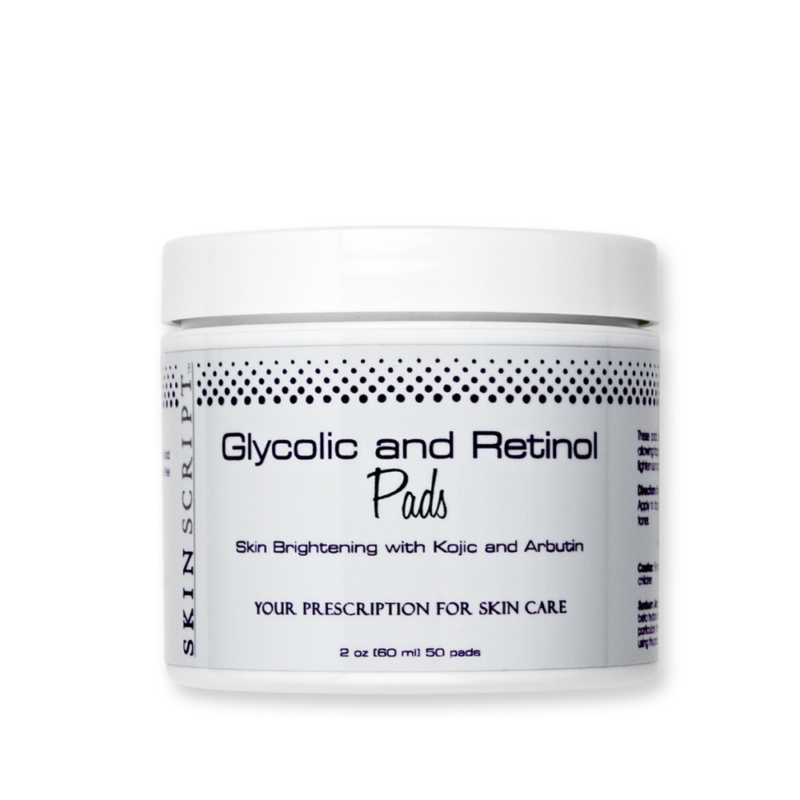 Skin Script Glycolic and Retinol Pads 2 oz